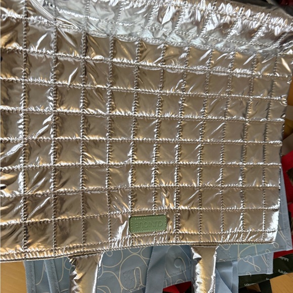 Lululemon Athletica Assorted Tote Bags - Red, Blue, Green, Silver - Picture 6 of 14